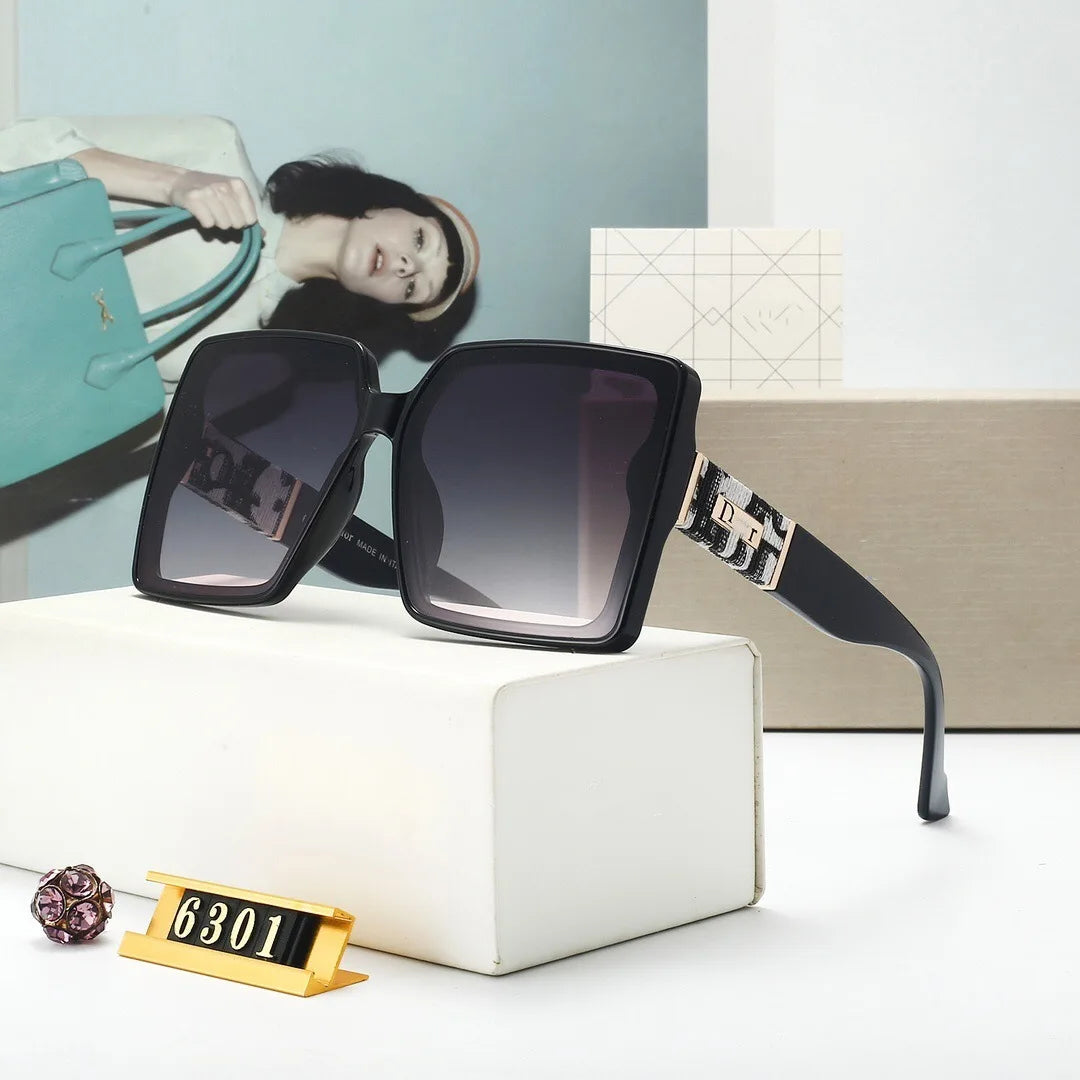 Sunglasses with UV protection, high-end feel, large frame temperament, women's 2025 new sunglasses, big face sunshade