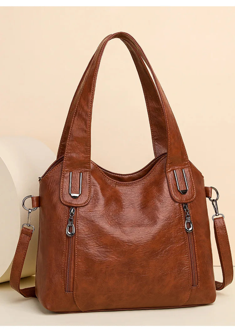 Women's Bag New Fashion Hundred With Large-Capacity Tote Casual Handheld Shoulder Satche Large Bag