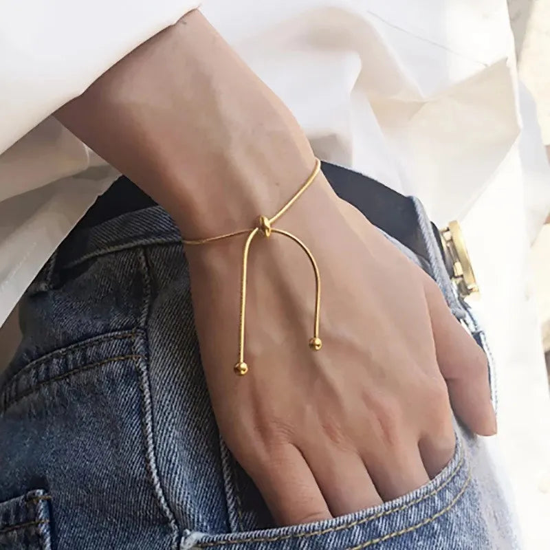Simple Long Tassel Chain Necklace for Women Trendy Adjustable Choker Necklace 2024 Fashion Jewelry Chain On The Neck Girls Gifts