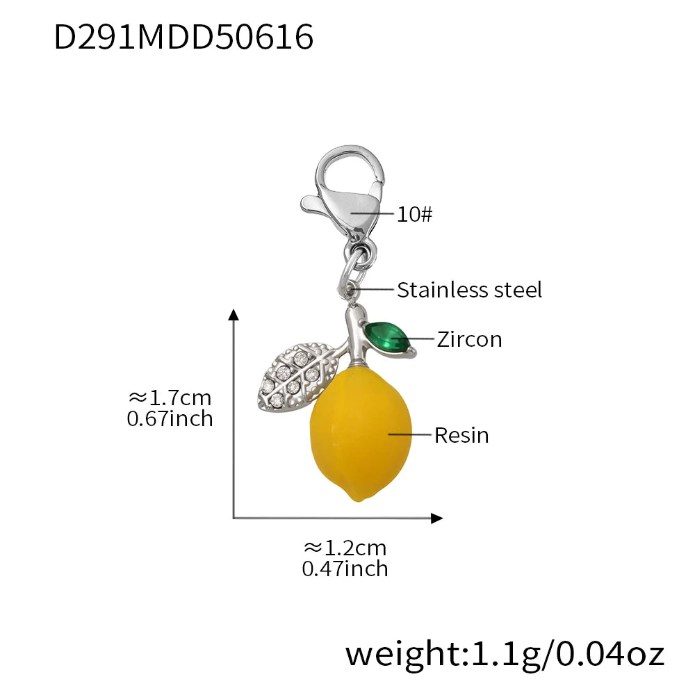 Handmade Beaded Necklace Matching Bracelet Earrings With Lemon Pendant Charms Shell Beads Necklaces Bracelets Earring For Women