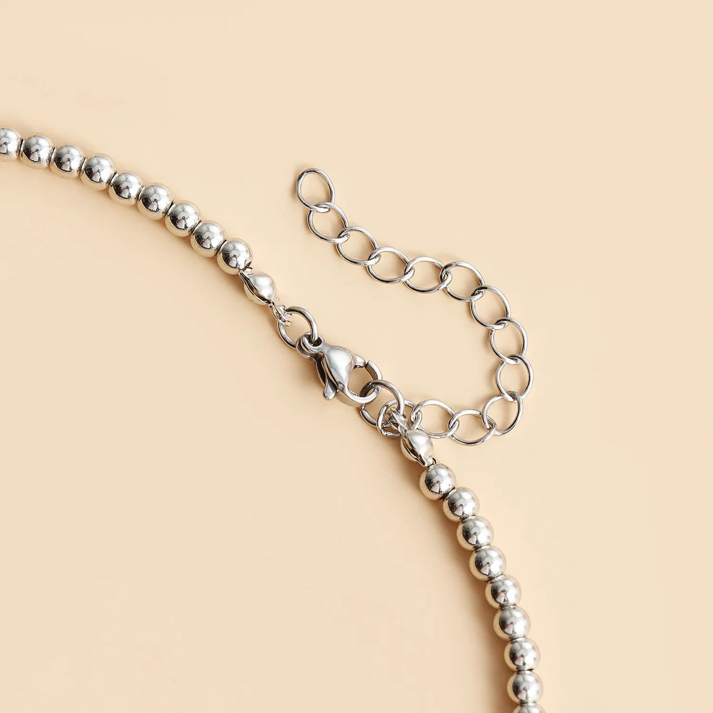 New Heart Beaded Necklace Bracelet Ring Women Boho Crystal Class Gravel Clavicle Chain Cool Y2K Choker Exquisite Fashion Jewelry