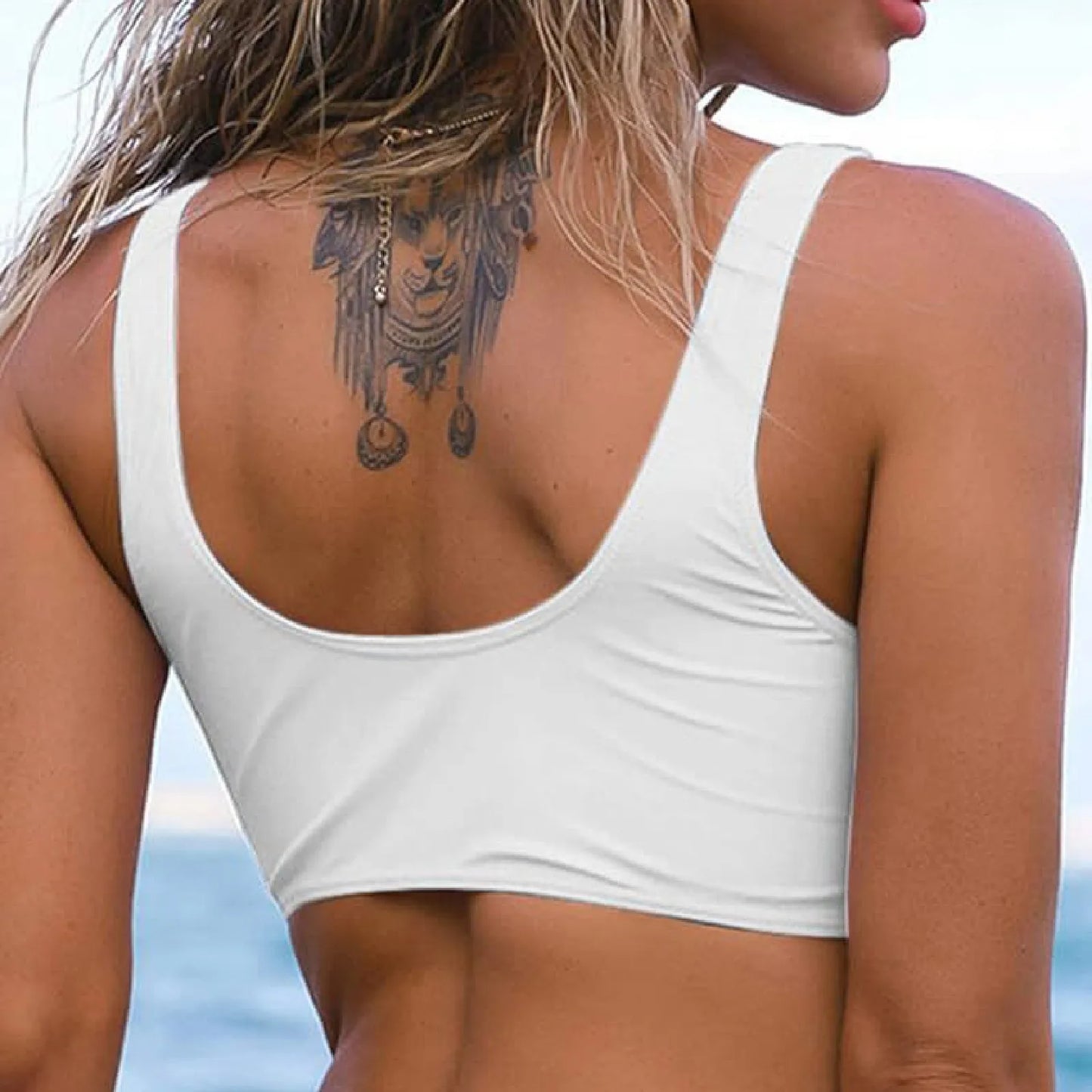 Women Sexy Bikini Top Tummy Swim Tops Bathing Suit Top No Bottom Fashionable swimwear trends Comfortably breathable chic