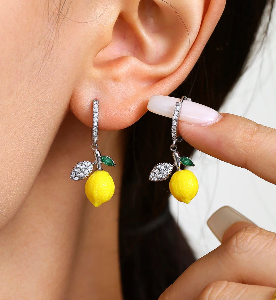 Handmade Beaded Necklace Matching Bracelet Earrings With Lemon Pendant Charms Shell Beads Necklaces Bracelets Earring For Women
