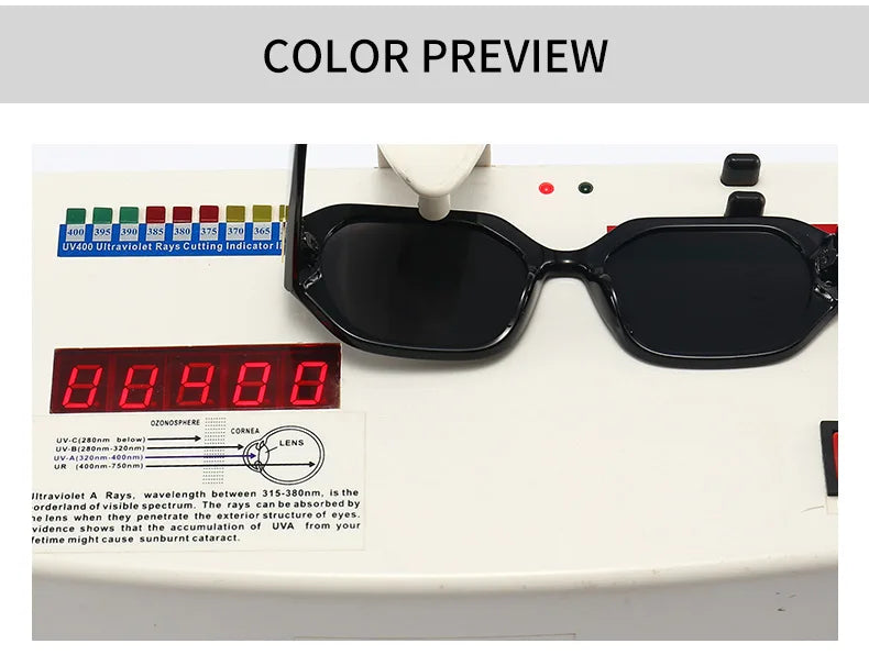 Women Luxury Fashion Square Sunglasses Woman Retro Black Eyewear Shades UV400 Men Trending Sun Glasses Gafas De Sol