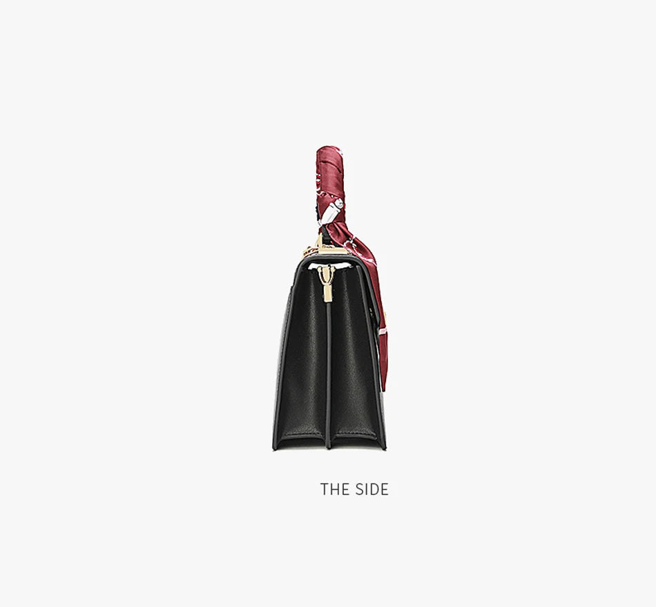 Women's handbag, mother's bag, women's crossbody bag, hand-held small bag, silk scarf, genuine leather women's bag
