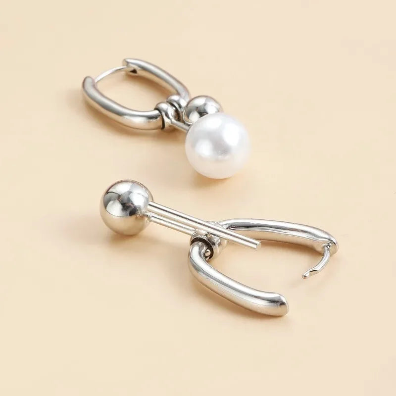 Modern Jewelry Elegant Temperament Metal Geometric Earrings For Women Party Gifts Simply Design Ear Accessories Hot Selling