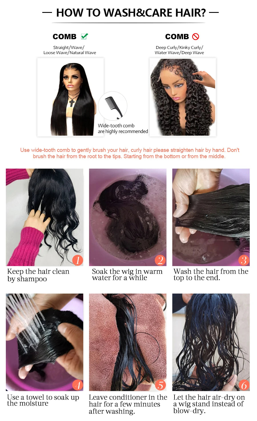 250% Curly Baby Hair Wigs Kinky Curly 13x6 HD Lace Frontal Wig Human Hair Wigs For Women Pre plucked Water Wave Brazilian Remy
