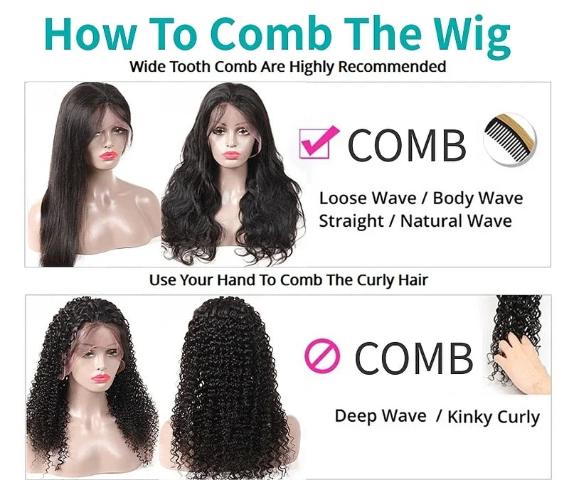 Long Curly Hair Wig for Women Natural Black Wavy Synthetic Wig Middle Part Pre Plucked Hairline 13X4 Lace Front Brunette Wigs