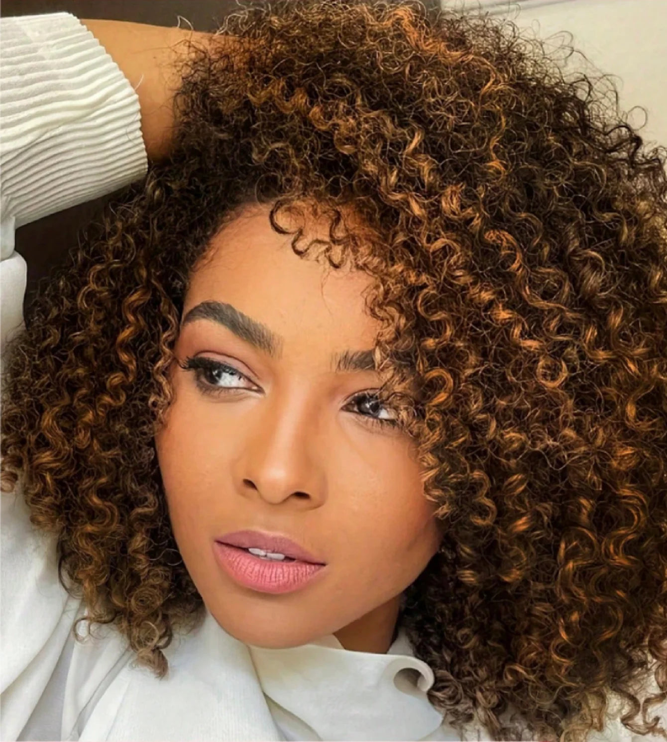 Kinky Curly Wigs Short Curly Wigs Human Hair For Women Brazilian Remy Human Hair Wig Short Hair Full Machine Made Wig Human Hair