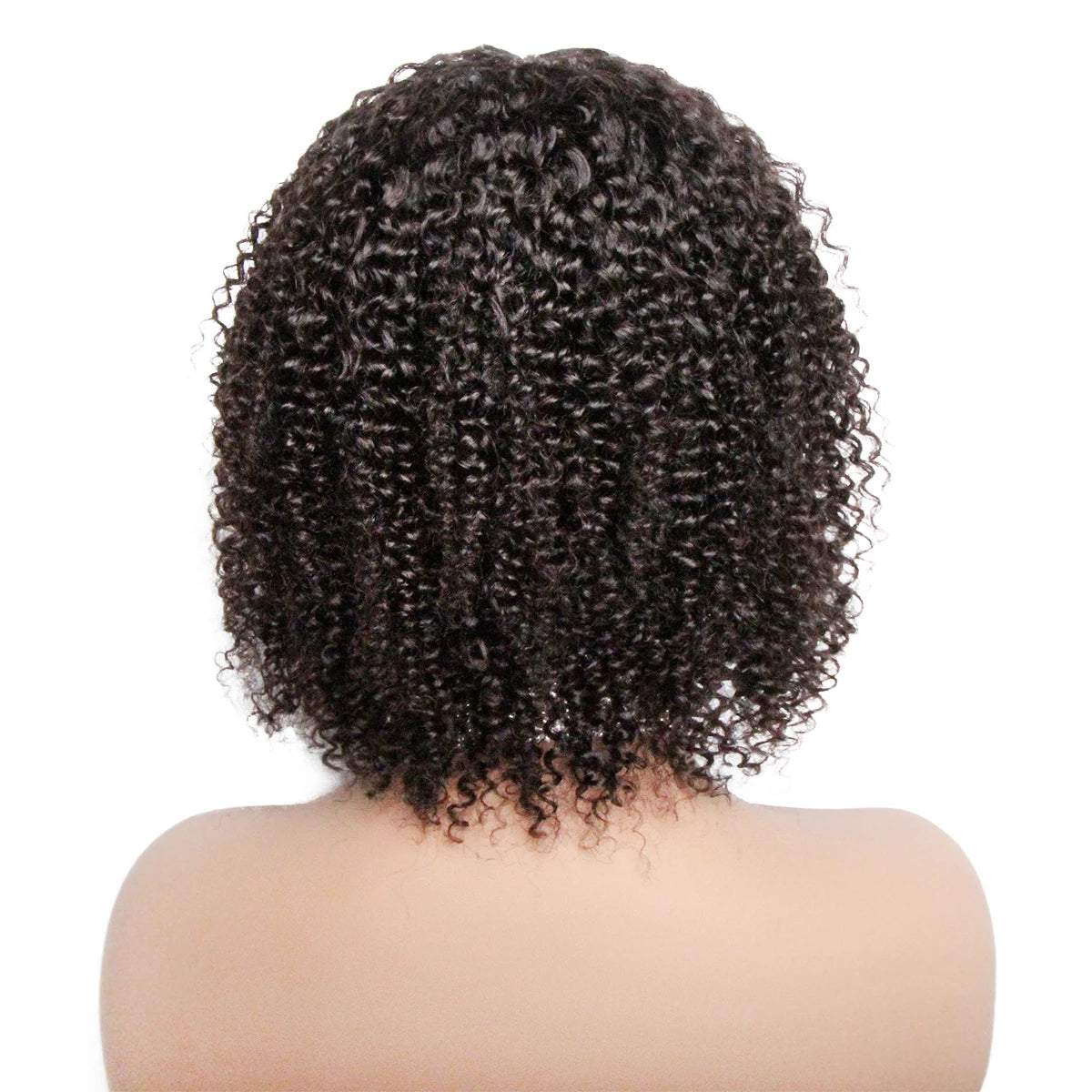 Human Hair Curly Wig With Bangs Natural Brazilian Hair Wigs For Women Short Curly Bob Wigs With Fringe 180% D Full Machine Wigs
