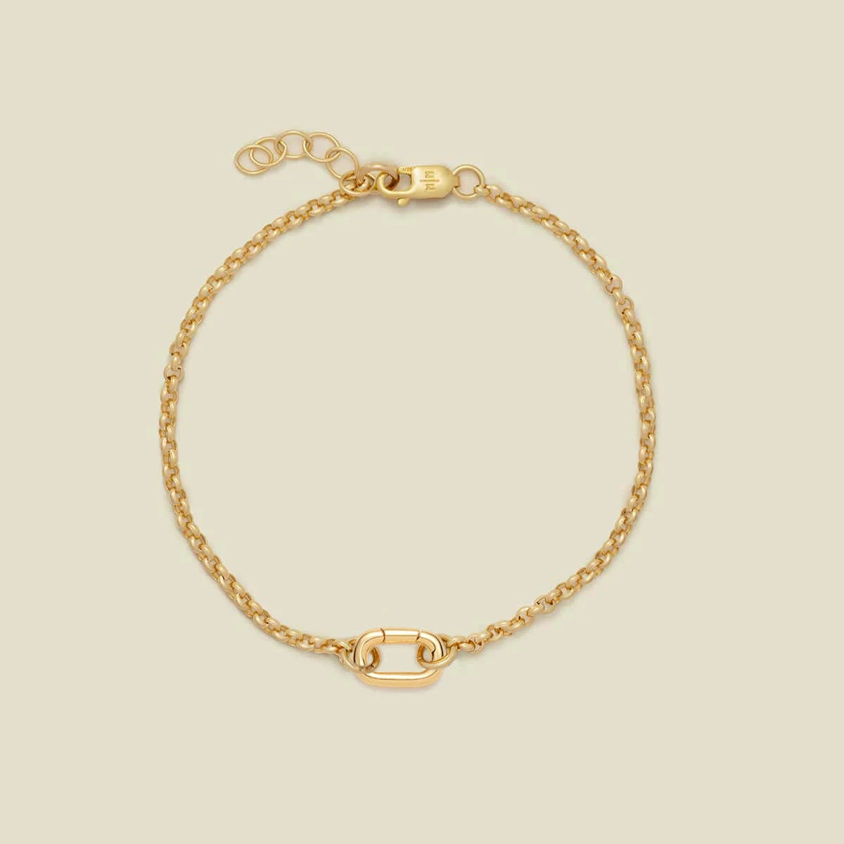 New DIY Basic Flexible Chain Complete Round Elliptical Necklace Electroplated 18K Gold Color Preserving