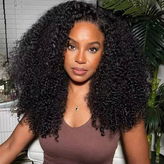 Deep Wave HD Human Hair Wigs Pre Plucked 200% Density Curly Bob Wig 100% human hair Bob Wigs For Black Women Human Hair Wigs