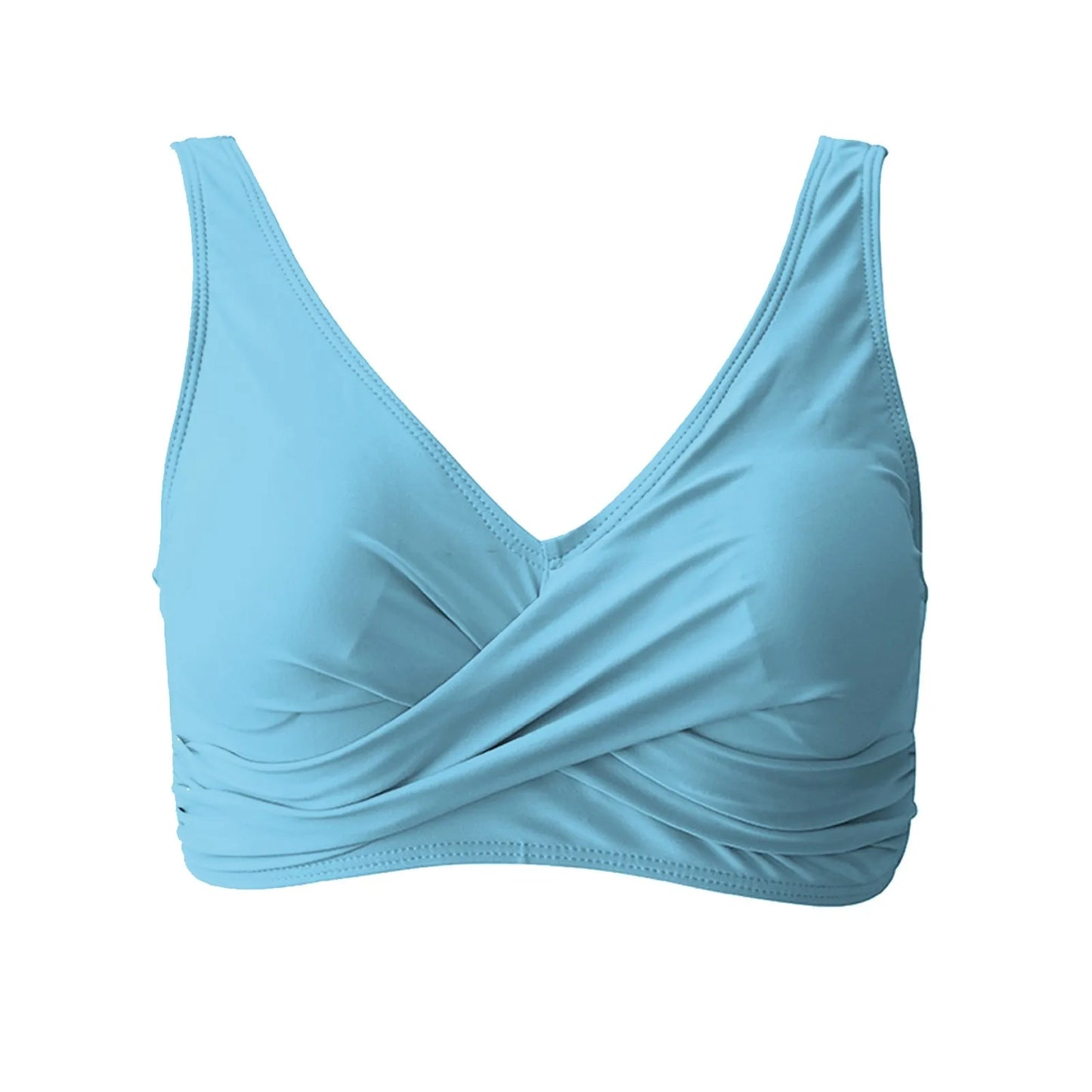 Women Sexy Bikini Top Tummy Swim Tops Bathing Suit Top No Bottom  Fashionable swimwear trends Comfortably breathable chic