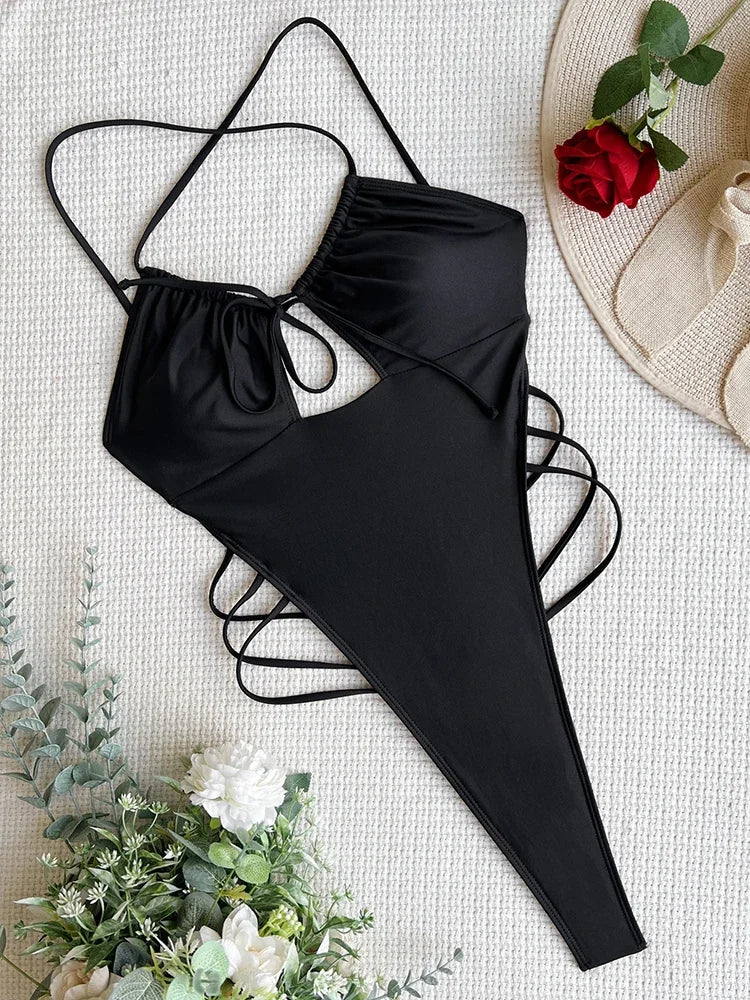 Summer Swimsuits Women Clothing High Cut Sexy Hot Fitness Swimwear Bikini Sets  2 Pieces Bathing Suits Female