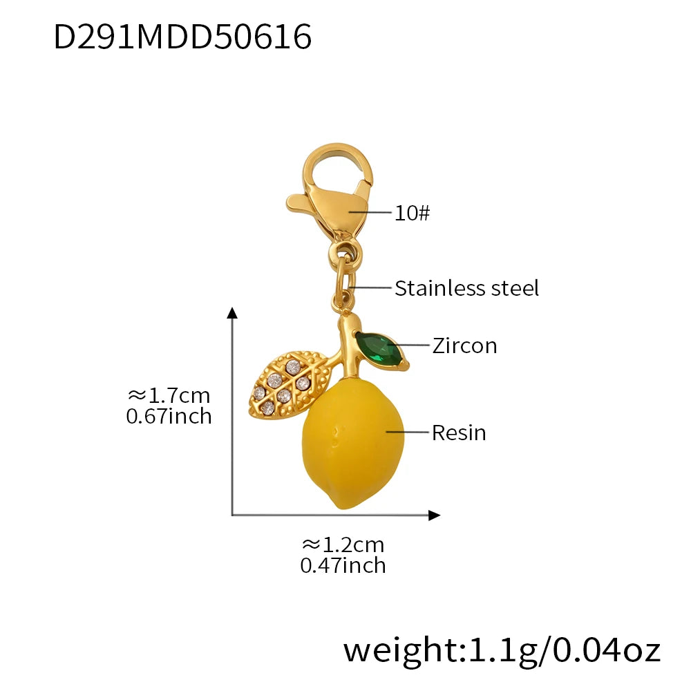 Handmade Beaded Necklace Matching Bracelet Earrings With Lemon Pendant Charms Shell Beads Necklaces Bracelets Earring For Women