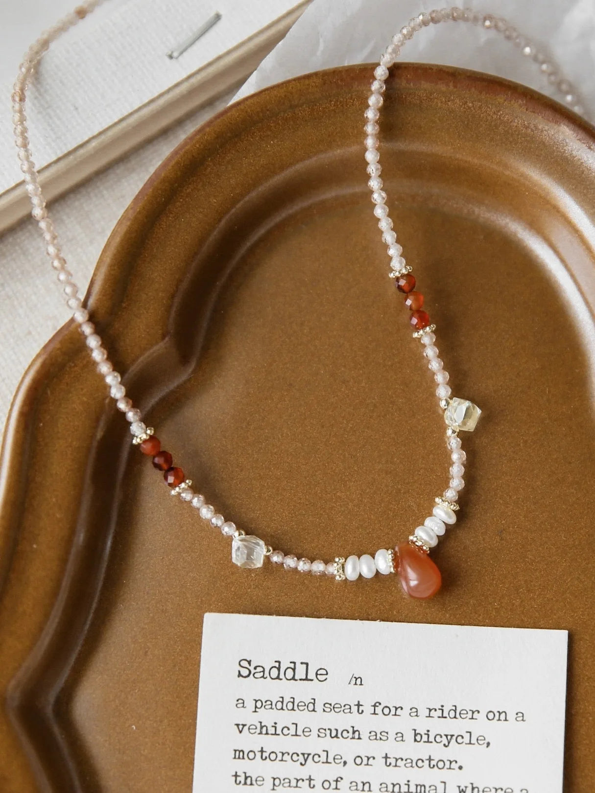 Natural Pearls Necklaces Bracelets Set Women Girls Black Crystal Agate Lazurite Zircon Collarbone Chain Necklace Jewelry Gift
