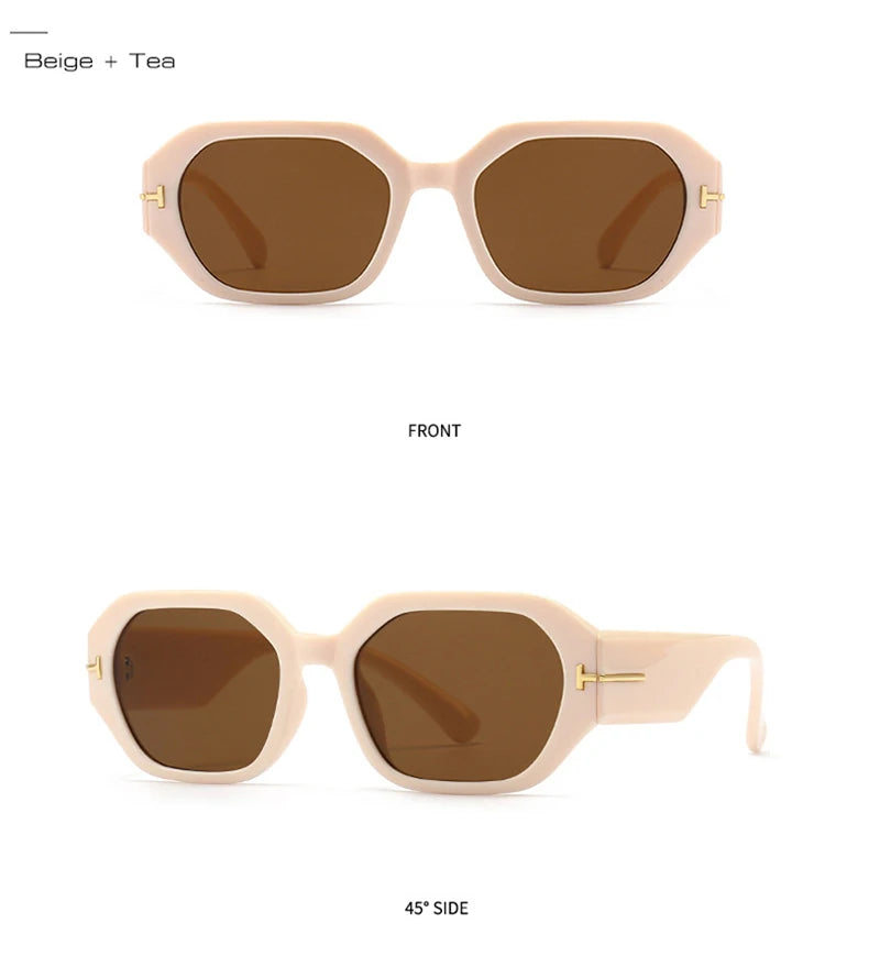 Women Luxury Fashion Square Sunglasses Woman Retro Black Eyewear Shades UV400 Men Trending Sun Glasses Gafas De Sol