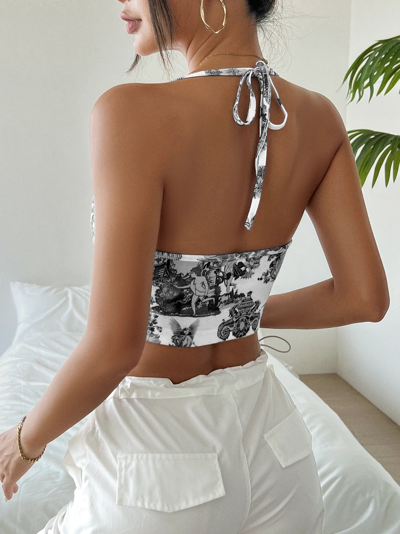 Hot Sale!Women Summer Camisole Crop Tops Sleeveless Slim Sling T-shirt Black White Bottoming Tanks Bra Underwear Vest Tops